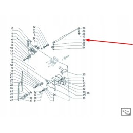 00038317 priekinio stiklo dujų pavara