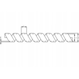 Kbv26z spiralinės žarnos dangtis tipas kbv 26 32 mm