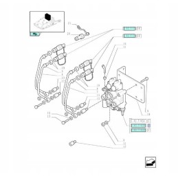 New Holland TD Case JX hidraulinis skirstytuvas