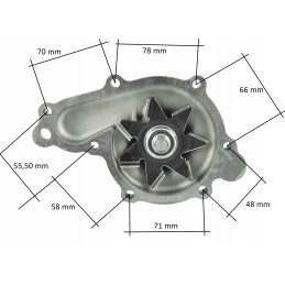 Vandens siurblys 1g772 13122 kubota v3307 variklis