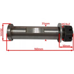 2x grąžulo kaištis 160x35 2x grąžulo kilpa fi35 d50