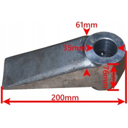 2x grąžulo kaištis 160x35 2x grąžulo kilpa fi35 d50