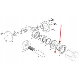 138105220250 PTO sankabos frikcinis diskas