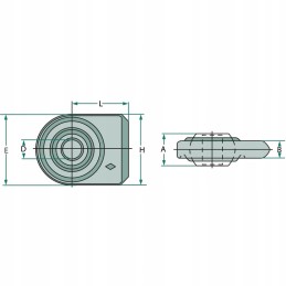 Rutulinė jungtis 45mm 18mm 70mm 80mm granitas