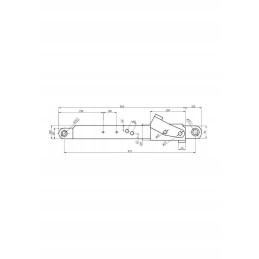 Troso apatinės kairės svirties komplektas 87450979 8945095