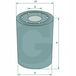 JCB Fleetguard alyvos filtras 86546623