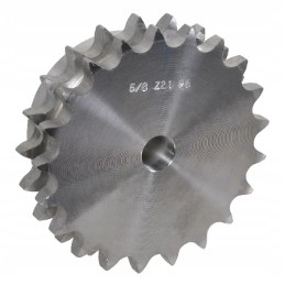 Dvigubas grandinės ratas, 16 dantų, 58 grandinės