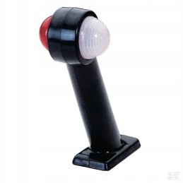 Šoninis gabaritinis žibintas 12v, raudonas, baltas, prisukamas