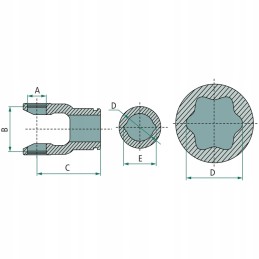Profilinės šakės 377377011