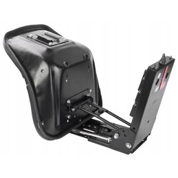 Juodo aksomo fotelio sėdynė C360 C330 Zetor T25