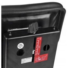 Juodo aksomo fotelio sėdynė C360 C330 Zetor T25