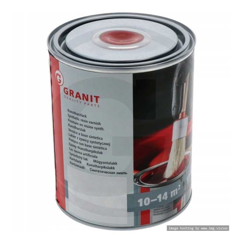 Raudoni dažai raudoni lako dėklas ih 1l