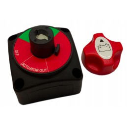 Įžeminimo srovės jungiklis, akumuliatoriaus svirtis, atjungiklis