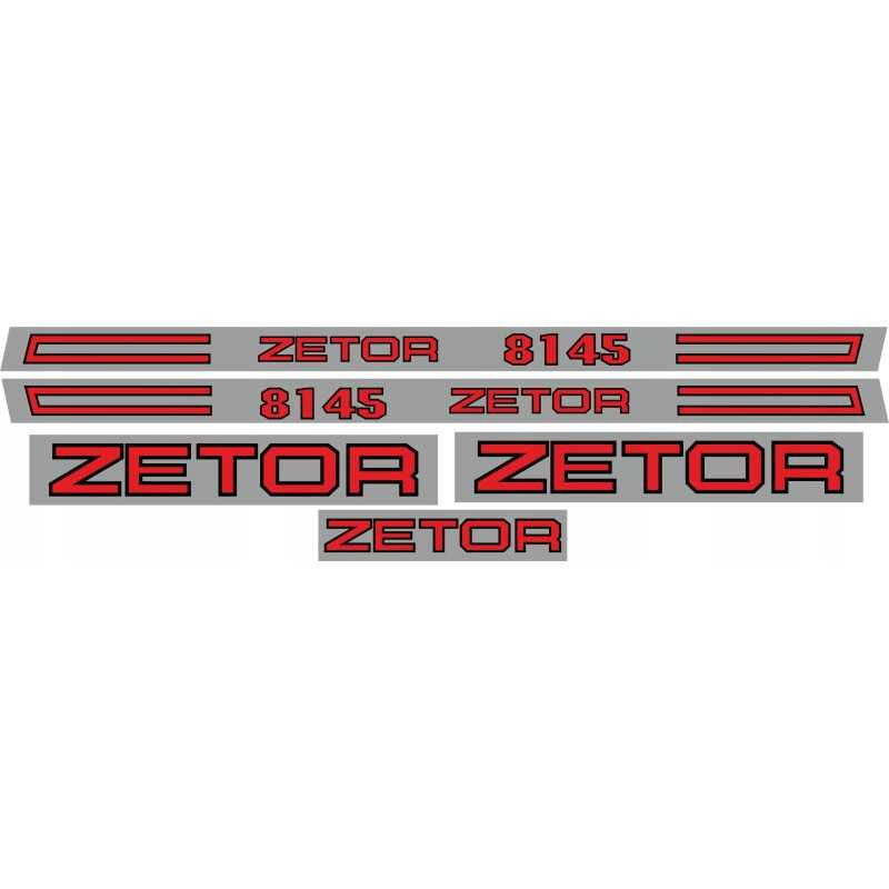 Zetor 8145 laminuoti lipdukai, komplektas, bortai, stogelis
