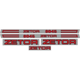 Zetor 8045 laminuoti lipdukai, komplektas, bortai, stogas