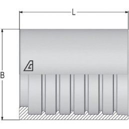 Įvorė oe17x26 5mm dn6 alfagomma