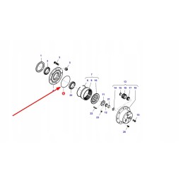 4237550m1 stebulės redukcijos sandarinimo žiedas