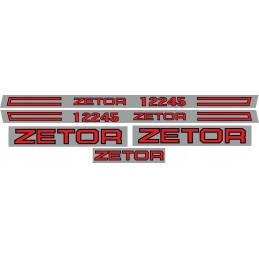 Zetor 12245 laminuoti lipdukai, komplektas, bortai, stogelis