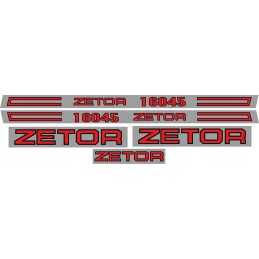Zetor 16045 laminuoti lipdukai, komplektas, bortai, stogas