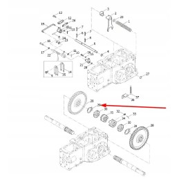 Gbt858 52 poveržlė, pritvirtinanti veržlę