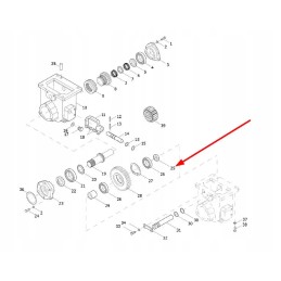 Te254 421a 1 10 veleno stabdymo žiedas