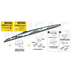 Žemės ūkio valytuvų šluostės 700mm