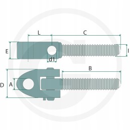 Centrinė jungties galvutė, 2 kategorija, m30x3