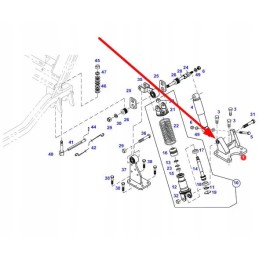 H718500200050 kabinos amortizatoriaus pagrindas