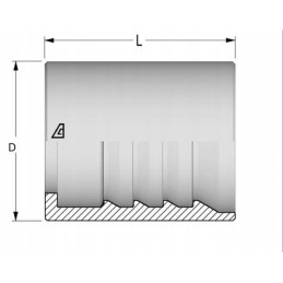 Įvorė oe15x22mm dn5 alfagomma