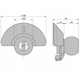 Kamuoliukas su apykakle ir kaiščiu 2 kat. 2 56x28 pakeisti