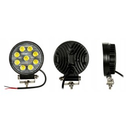 LED darbinė halogeninė lempa 27w 12v 24v prožektorius