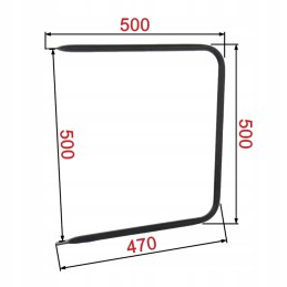 Universalus veidrodžio laikiklis 470x470x500
