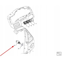 P5s48101025 arbos 5000 uždegimo jungiklis