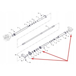 Pis07010116 priekinės ašies pavaros žiedas