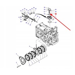 4309808m2 speciali poveržlė stabdžių cilindrui