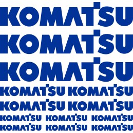 Komatsu lipdukai ekskavatoriaus krautuvo komplektas xxl