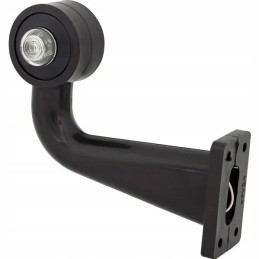 LED markerinė lemputė kairioji, 12 24v, skaidri raudona