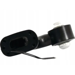 LED markerinė lemputė kairioji, 12 24v, skaidri raudona