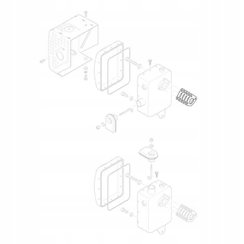Hatz 01732701 duslintuvo tarpiklių komplektas 1b40 1b50