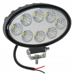 Ovali darbinė lemputė 8 LED traktoriams 12 24v