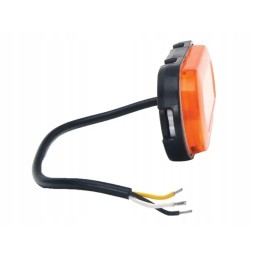 Stačiakampė LED markerinė lempa su posūkio signalu