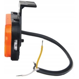 Stačiakampė LED markerinė lempa su posūkio signalu