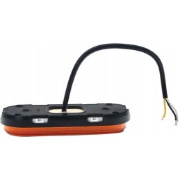 Stačiakampė LED markerinė lempa su posūkio signalu