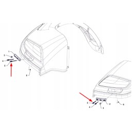 P5p48501183 kėlimo jungiklis tiesiai nuo sparno