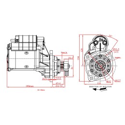 Greito starterio dėklas ih sustiprintas jubana