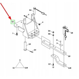 Te300 35 2 1 apatinio kablio tvirtinimo korpusas
