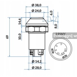 Deutz Fahr tas pats tachometro jungiklio mygtukas