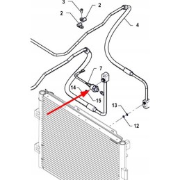 P5s81201101 oro kondicionavimo sistemos slėgio jutiklis