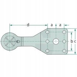 Prikabinimo kilpa ISO 24347 711115100 Sauermann