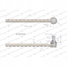 Vairo jungtis 311mm al39022 warynski al3902